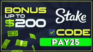 How to Add Stake Promo Code  Stake Promo Code Bonus 200 [upl. by Aanas225]