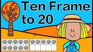 Thanksgiving Ten Frame to Twenty Subitizing Math Brain Break [upl. by Aracal43]