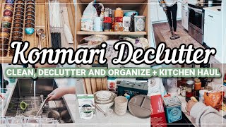 KONMARI METHOD CLEAN AND DECLUTTER WITH ME  KITCHEN DECLUTTER amp ORGANIZATION  Konmari Declutter [upl. by Boyt]