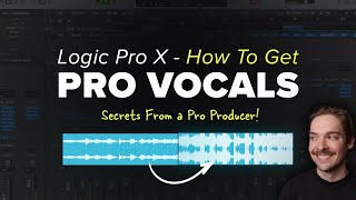 How To Get Professional Vocals in Logic Pro X With Only Stock PlugIns [upl. by Lenuahs]