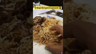 D Bapi Biriyani Exposed 🤐😿 shorts viral trending youtubeshorts [upl. by Nibroc]