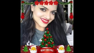 🎅🎄FELIZ NAVIDAD PROSPERO ANO Y FELICIDAD CHRISTMAS SONG🎄🎅🌟🎄🎵 sung by Vineeta S Prasad [upl. by Kinom]