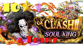 OPTC CLASH BROOK 🔥RAID BROOK SOUL KING SCREAMING  One Piece Treasure Cruise [upl. by Ynetruoc916]