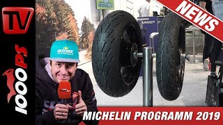 Motorradreifen für Reiseenduros  Stollen Strassen oder Universaltalent  Michelin Programm 2019 [upl. by Stiruc]