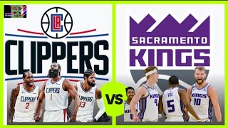 CLIPPERS VS SACRAMENTO KINGS LIVE SCORE  NBA SEASON 2023 [upl. by Aidnis]