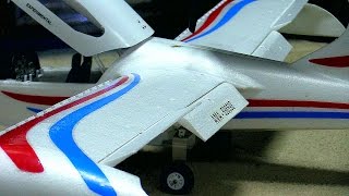 Mixing Flaps Flaperons and Crow on my DX18 and AR9350 on my Flyzone Seawind  Jan 4 2016 [upl. by Aleyak814]