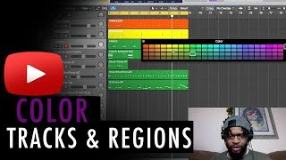 Logic Pro X Tutorial Color Tracks and Regions [upl. by Aret216]