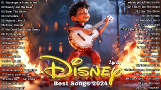 Sing Along with Disney 🔥 Ultimate Collection of Disney Songs with Lyrics 🎧 [upl. by Elyl]