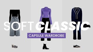 54 SOFT CLASSIC OUTFIT IDEAS  Casual  Edgy Capsule Wardrobe for the Soft Classic Kibbe Type [upl. by Cesar]