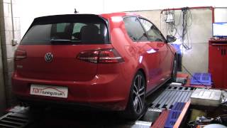 TDITuning  Dyno Testing  Volkswagen Golf GTD [upl. by Dustie]