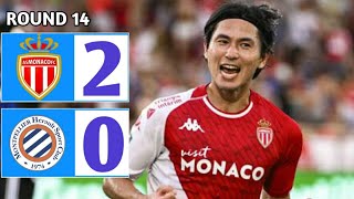 AS Monaco vs Montpellier 20 Ligue 1 Uber Eats 2023 Breaking News [upl. by Arutak78]