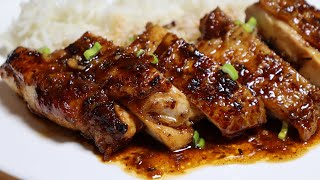 JUICY GLAZED CHICKEN THIGHS  CHICKEN RECIPE [upl. by Atteuqehs]