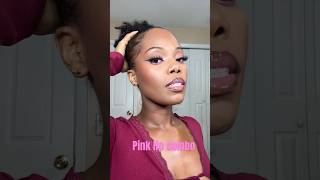 Pink lip combo makeup beauty lipcombo [upl. by Ramat]