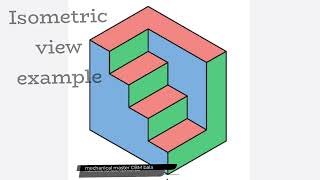 ENGINEERING DRAWING ISOMETRIC VIEW LAYOUT [upl. by Bonaparte]