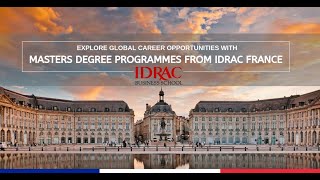 IDRAC Business School France  Your Gateway to International Careers [upl. by Llerdnam]