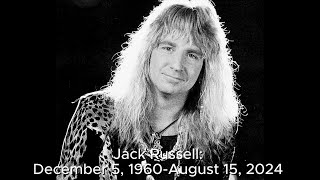 Jack Russell Great White Singer Dies at age 63 [upl. by Aleahcim235]