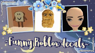 Funny Roblox decals  decal ids  For your Royale high journal Bloxburg Etc [upl. by Anniroc]