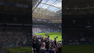 Steigerlied Schalke Karlsruhe 00 🔵⚪️ [upl. by Asilef]