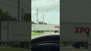 XPO Logistics Driver Backing 53 Foot Trailer [upl. by Tenney]