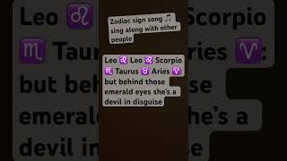 Zodiac sign song zodiacsign shorts viralvideo plssub [upl. by Rakabuba]