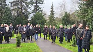 Trauerrede in einem Friedhof in Hannover im Februar 2024 DiplIng Diplom Ökonom Abbas [upl. by Nitniuq32]