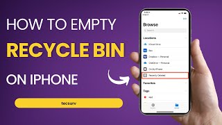 How To Empty Recycle Bin On iPhone [upl. by Erapsag]