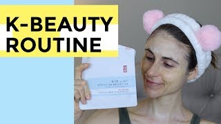 Kbeauty night time skin care routine for impaired skin barrier sensitive skin Dr Dray [upl. by Adore]