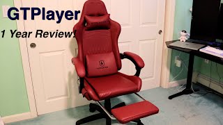 GTPlayer Gaming Chair  Review After 1 Year Longterm Revisit Reclining Chair w Speakers [upl. by Iroak]