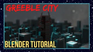 EASY  Discombobulator amp Depth of Field  Greeble City  Blender 29 amp 28 Tutorial [upl. by Oneal955]