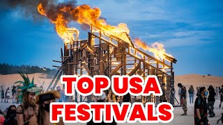 Top 10 Festivals to Experience in the USA [upl. by Ellehcar976]