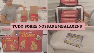 DICAS DE EMBALAGENS PARA DELIVERY DE SALGADOS  Tirei todas as dúvidas [upl. by Noynek785]