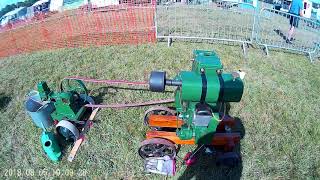 Lister d Cromford steam rally 2018 [upl. by Ieluuk]