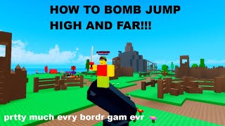 How to bomb jump in PMEBGE [upl. by Margarida]