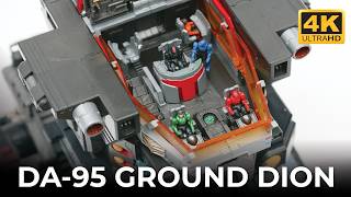 Diaclone DA95 Ground Dion Robot Base Gran Cross Review [upl. by Eemaj]