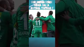 Sen Neredeysen Orası Bana Kutsal Toprak  Bursaspor 🐊🤍💚  bursaspor [upl. by Anilac]