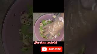 Aloo chess sandwich amp veg sandwich  home made food Komalvishal7878sandwichrecipe [upl. by Socem]