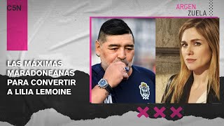 Las MÁXIMAS MARADONEANAS para convertir a LILIA LEMOINE [upl. by Undry]