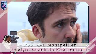 ⚽ PSG 41 Montpellier D1 J9  🎙️ Sakina Karchaoui n’aurait pas du tirer Jocelyn Precheur [upl. by Silsbye]