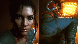 Being Flirty With Panam vs Playing It Cool All Dialogue Options Cyberpunk 2077 [upl. by Adok]