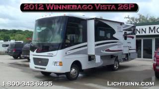 Lichtsinncom  New 2012 Winnebago Vista 26P Motor Home Class A [upl. by Hackney]