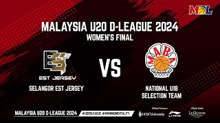 LIVE MALAYSIA U20 DLEAGUE  Women Final  SELANGOR EST JERSEY VS NATIONAL U18 SELECTION TEAM [upl. by Hannah156]