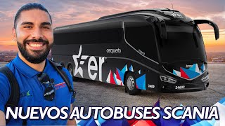 Estos NUEVOS AUTOBUSES son GENIALES  ER Aeropuerto Irizar i8 Scania  Review 112 [upl. by Naegem172]