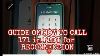 PLDT HOME FIBER GUIDE HOW TO REQUEST RECONNECTION IN 171 customer service ☺️emyen tv [upl. by Vitkun814]