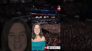 Crowd Chants quotFightquot at Trump During RNC donaldtrump trump biden Donald Joe Biden Rally Shooting [upl. by Elbag]