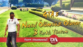 GTA 5 Nasıl Ölümsüz Olunur  Arabanın Üstü Nasıl Açılır [upl. by Zebada358]