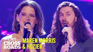 Maren Morris amp Hozier Perform “My Church”  CMT Crossroads [upl. by Aitercal]