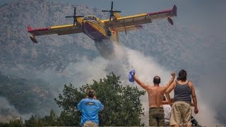 Within Temptation  Faster CANADAIR CL  415 CROATIA [upl. by Pomfret]