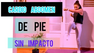 ABDOMINALES PARA REDUCIR CINTURA y Aplanar ABDOMEN de PIE Sin IMPACTO CARDIO Quema Grasa 30 Min [upl. by Flaherty]