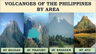 VOLCANOES OF THE PHILIPPINES  RANKED BY AREA  STATSPH VIDEOS [upl. by Fredette]