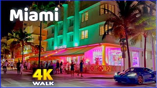 【4K】𝐖𝐀𝐋𝐊 ➜ ☘️ MIAMI 🇺🇸 USA 🇺🇸 4K video 𝐇𝐃𝐑 [upl. by Yllor322]